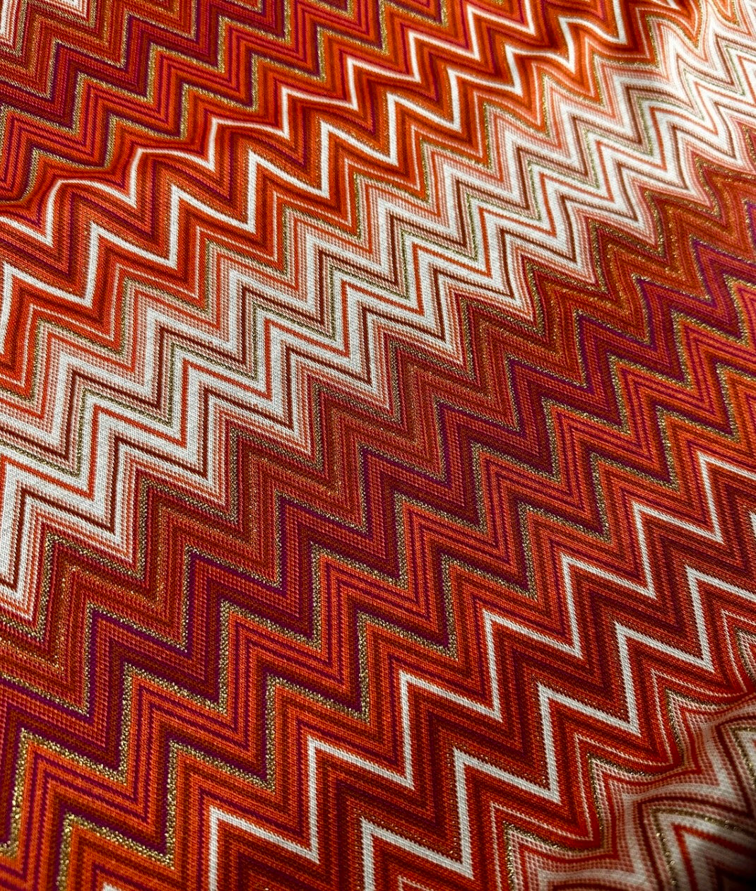 Red Zigzag Halterneck Top